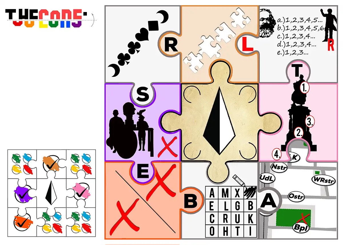 Harlekin Code Karte Stadtebenteuer Karte Berlin Harlekin code