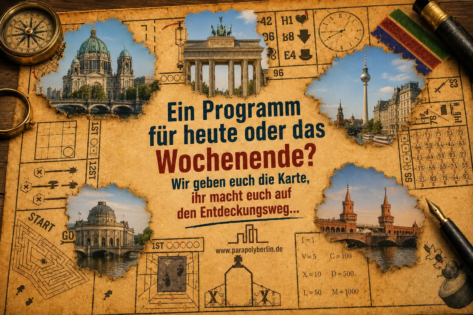 ParaPoly Stadtabenteuer Karte in Berlin